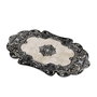 Conceptum Eugene V3 - 4643 - 1 Alfombra de Pasillo Blanco y Negro 80 x 150 cm